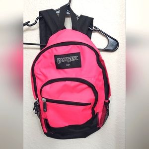 Hot Pink EastWest Mini Backpack 🎒 - Barbie Pink Outdoor Daypack